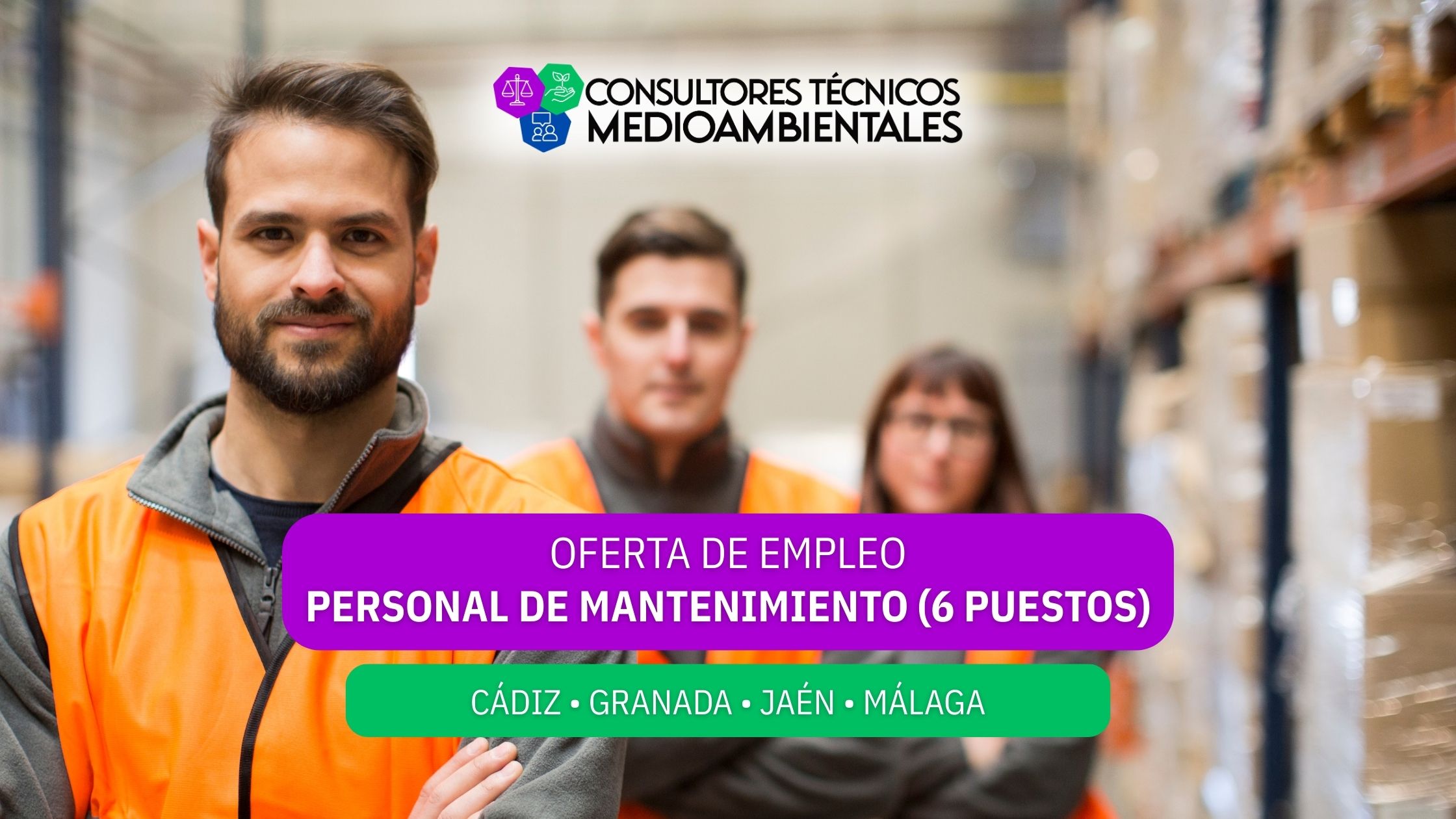 COTEME - Oferta de empleo - 6 personal de mantenimiento en Andalucía