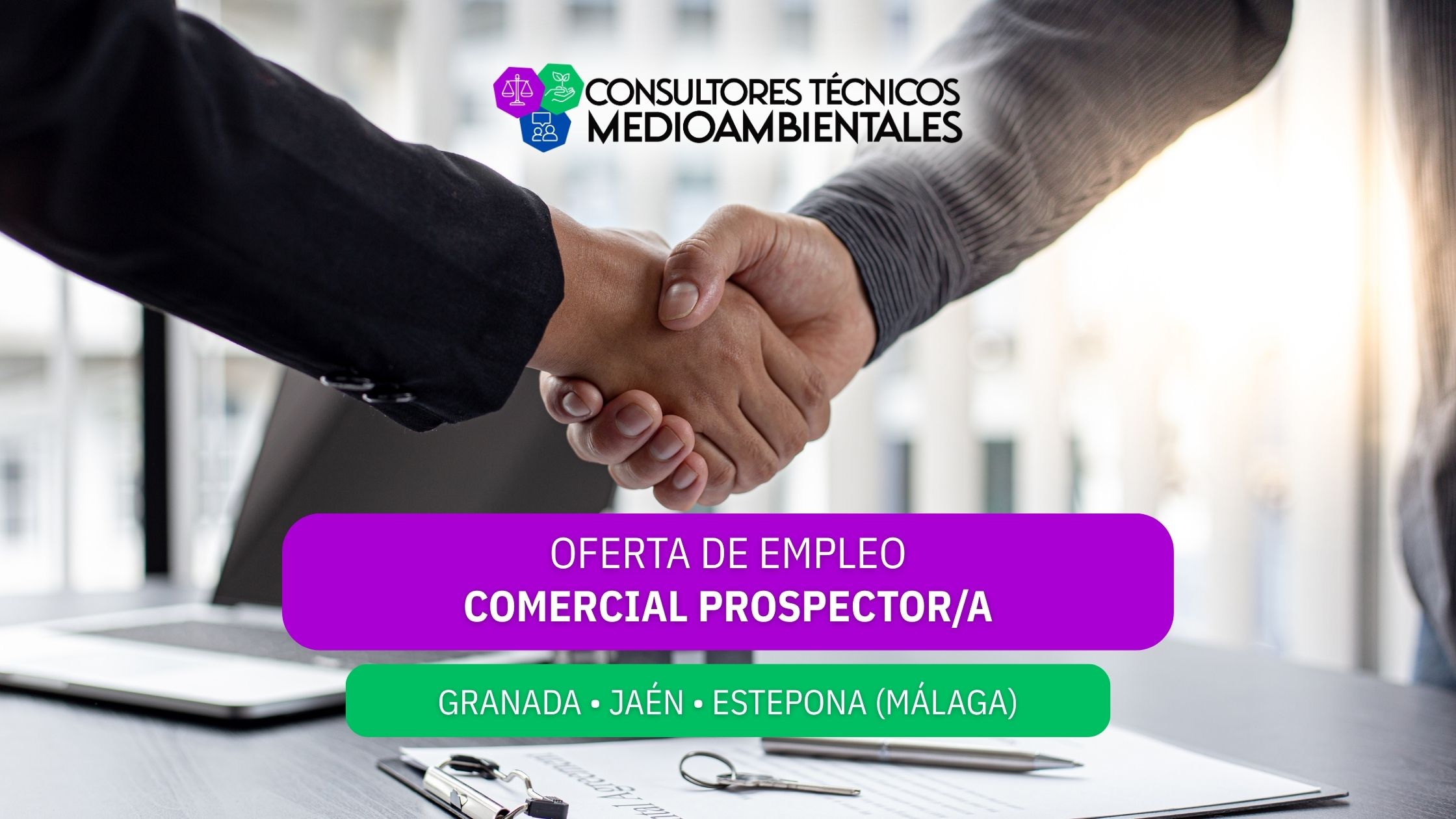COTEME - Oferta de empleo - Comercial prospector en Andalucía (Granada, Jaén y Estepona).